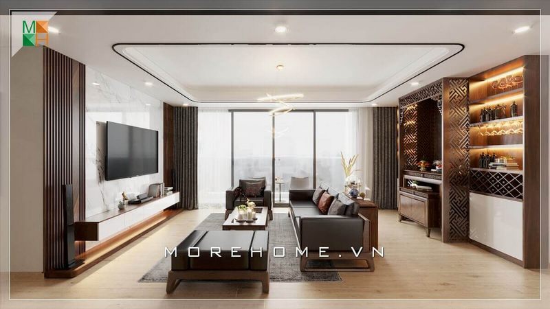 Bộ sofa phòng khách gỗ tự nhiên bọc da cao cấp mang lại sự sang trọng cho các căn hộ, nhà phố, biệt thự theo phong cách hiện đại, đem lại ấn tượng tuyệt vời.